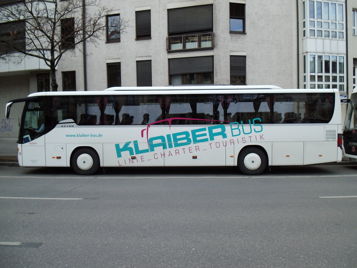 Klaiber Bus, Spaichingen - Nr. 8 - Setra S 415 GT am 14. Februar 2014 in Mnchen (Aufnahme: Martin Beyer) 