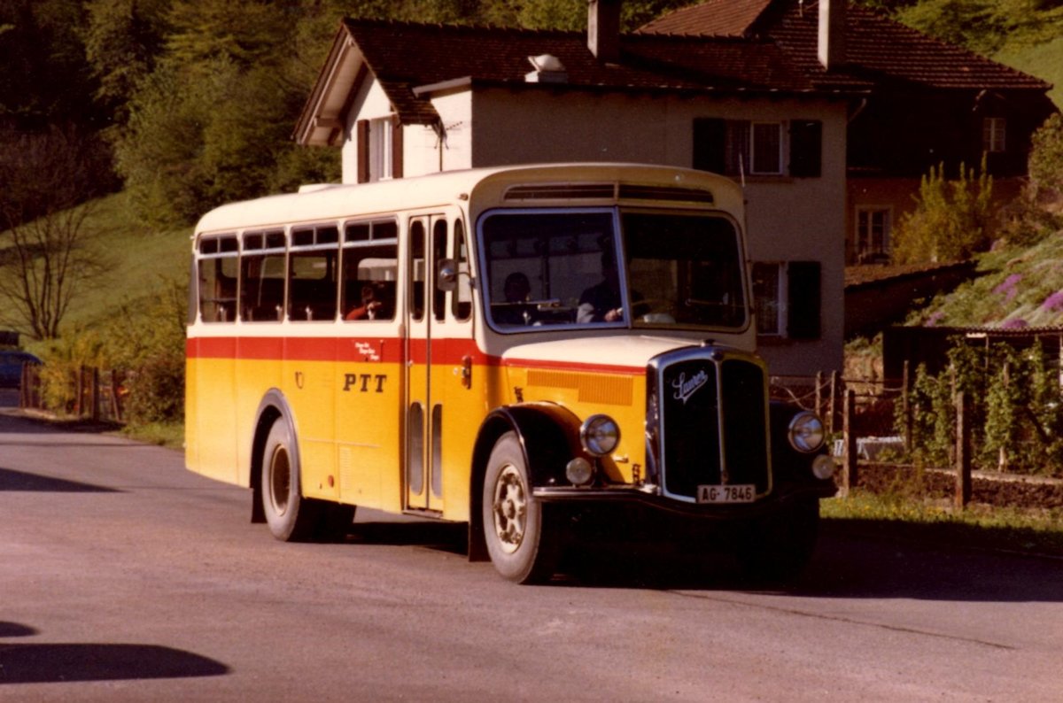 (MD152) - Aus dem Archiv: Brndli, Elfingen - AG 7846 - Saurer/Hess im Mai 1981
