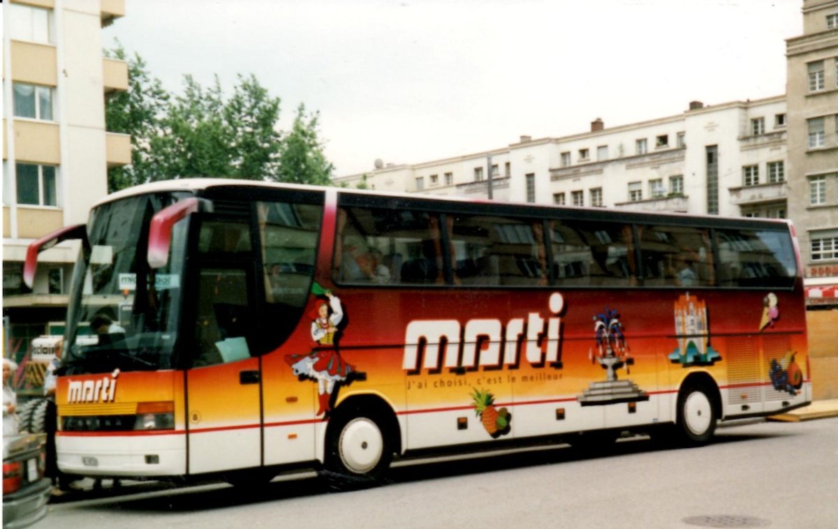 (MD480) - Aus dem Archiv: Marti, Kallnach - Nr. 8/NE 98'718 - Setra im Juli 1997