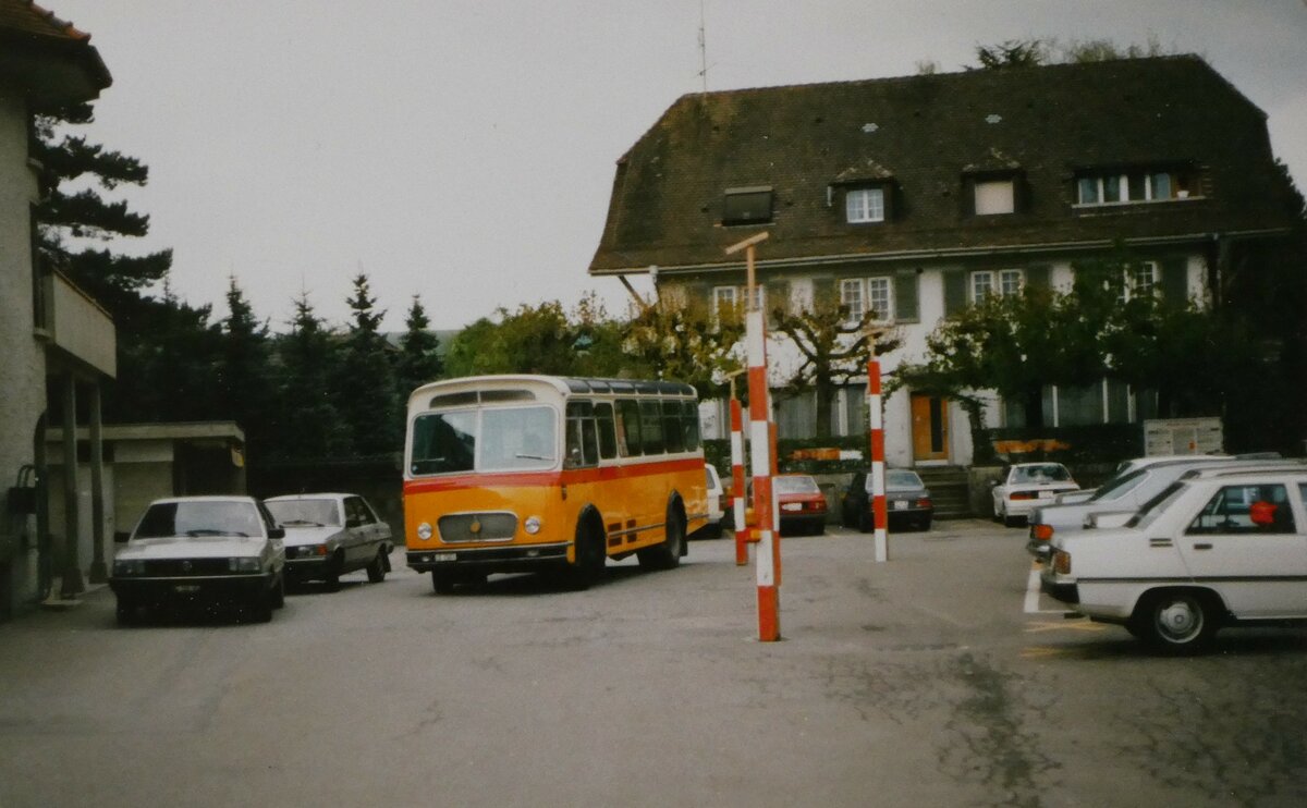 (MD497) - Aus dem Archiv: Leu, Schongau - LU 15'643 - FBW/FHS (ex P 23'220; ex P 21'020) um 1990