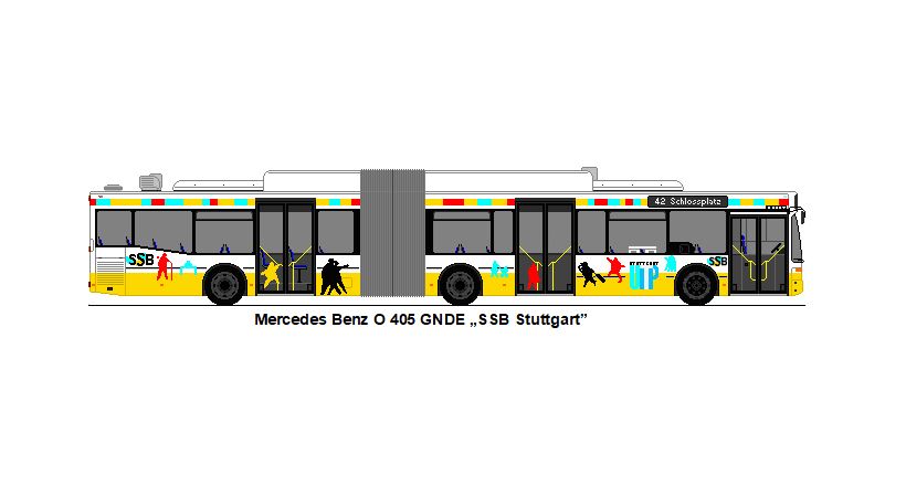 SSB Stuttgart - Mercedes Benz O 405 GNDE