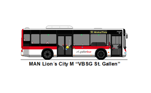 St. Gallerbus, St. Gallen - MAN Lion's City M