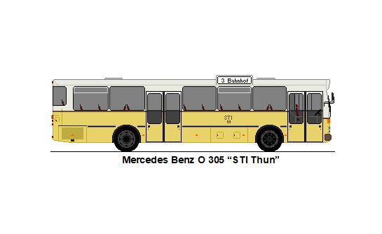 STI Thun - Nr. 35/BE 264'635 - Mercedes Benz O 305