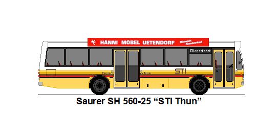 STI Thun - Nr. 52/BE 396'552 - Saurer SH 560-25