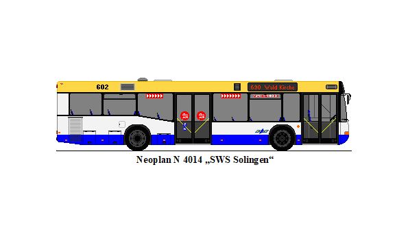 SWS Solingen - Nr. 602 - Neoplan N 4014
