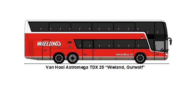 Wieland, Murten - Nr. 93/FR 300'600 - Van Hool Astromega TDX 25