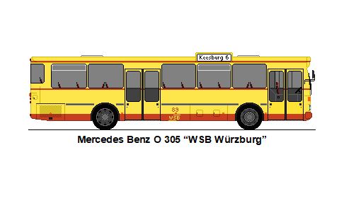 WSB Wrzburg - Nr. 89 - Mercedes Benz O 305