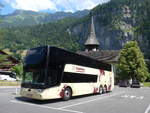 Schweiz/619106/194414---aus-belgien-toptours-aarschot (194'414) - Aus Belgien: Toptours, Aarschot - Nr. 144/1-RGX-494 - Van Hool am 25. Juni 2018 in Lauterbrunnen, Kirche
