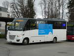 (232'732) - TPF Fribourg - Nr. 604/FR 300'276 - Iveco/ProBus am 6. Februar 2022 beim Bahnhof Ddingen