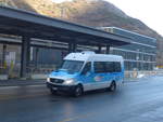 (213'372) - LLB Susten - Nr. 10/VS 38'010 - Mercedes am 4. Januar 2020 beim Bahnhof Leuk