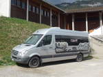 Mercedes/698308/216473---bergbahnen-destination-gstaad-- (216'473) - Bergbahnen Destination, Gstaad - BE 526'440 - Mercedes am 26. April 2020 in Zweisimmen, Talstation Rinderberg