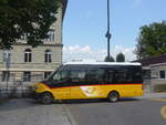 Mercedes/745934/227273---carpostal-ouest---vd (227'273) - CarPostal Ouest - VD 496'879 - Mercedes (ex Favre, Avenches; ex Rime, Charmey) am 15. August 2021 beim Bahnhof Yverdon