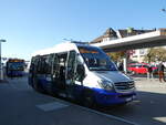 Mercedes/757950/229781---vzo-grueningen---nr (229'781) - VZO Grüningen - Nr. 195/ZH 549'195 - Mercedes am 23. Oktober 2021 beim Bahnhof Rapperswil