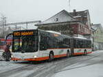 MAN/832819/257301---regiobus-gossau---nr (257'301) - Regiobus, Gossau - Nr. 46/SG 38'472 - MAN am 28. November 2023 beim Bahnhof Appenzell