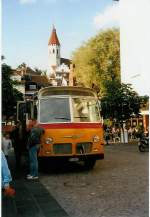 (032'219) - Brunner, Thun - BE 4096 U - FBW/Hess (ex Bischofberger, Heerbrugg; ex P 24'164) am 22. Juni 1999 in Thun, Blliz