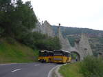 Irisbus/565781/181823---oser-buerchen---vs (181'823) - Oser, Brchen - VS 93'575 - NAW/Lauber (ex Epiney, Ayer) + PostAuto Wallis - Nr. 18/VS 365'408 - Irisbus am 9. Juli 2017 in Euseigne, Pyramides