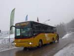 Irisbus/601317/188364---postauto-wallis---nr (188'364) - PostAuto Wallis - Nr. 19/VS 365'401 - Irisbus am 11. Februar 2018 in Veysonnaz, Tlcabine