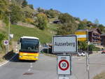 Irisbus/635701/198273---bus-trans-visp---vs (198'273) - BUS-trans, Visp - VS 113'000 - Irisbus am 14. Oktober 2018 beim Bahnhof Ausserberg