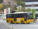 Iveco/679098/210662---bus-trans-visp---vs (210'662) - BUS-trans, Visp - VS 123'123 - Iveco am 27. Oktober 2019 beim Bahnhof Visp