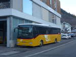 (214'124) - Seiler, Ernen - VS 445'912 - Iveco (ex PostAuto Wallis) am 9. Februar 2020 in Fiesch, Postautostation