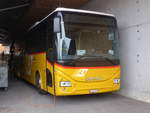(215'130) - PostAuto Bern - BE 487'695 - Iveco am 14. Mrz 2020 in Gstaad, Garage Kbli