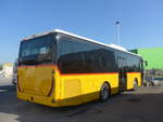 Iveco/709721/219543---autopostale-ticino---pid (219'543) - AutoPostale Ticino - PID 11'444 - Iveco am 9. August 2020 in Kerzers, Interbus