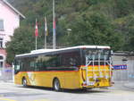 Iveco/716663/221500---autopostale-ticino---ti (221'500) - AutoPostale Ticino - TI 195'981 - Iveco am 26. September 2020 beim Bahnhof Biasca