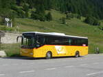 Iveco/739093/226093---seiler-ernen---vs (226'093) - Seiler, Ernen - VS 445'912 - Iveco (ex PostAuto Wallis) am 3. Juli 2021 beim Bahnhof Oberwald
