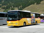 (238'394) - PostAuto Wallis - VS 445'902 - Iveco am 24. Juli 2022 in Ulrichen, PostAuto-Terminal