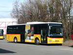 (246'330) - CarPostal Ouest - VD 450'928/PID 10'186 - Iveco (ex Faucherre, Moudon Nr. 311) am 18. Februar 2023 in Kerzers, Interbus