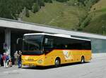 (252'897) - PostAuto Bern - BE 474'688/PID 10'226 - Iveco am 23. Juli 2023 beim Bahnhof Andermatt