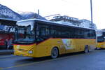 Brig/908315/284141---postauto-wallis---vs (284'141) - PostAuto Wallis - VS 468'664/PID10'898 - Iveco (ex Zerzuben, Bisp-Eyholz Nr- 64) am 15- Januar 2026 beim Bahnhof Brig