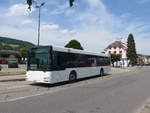(208'109) - Interbus, Yverdon - Nr. 60/VD 501'689 - MAN (ex transN, La Chaux-de-Fonds Nr. 205; ex TN Neuchtel Nr. 205) am 22. Juli 2019 beim Bahnhof Moudon