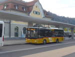 MAN/720053/222465---postautobetriebe-unteres-toggenburg-ganterschwil (222'465) - Postautobetriebe Unteres Toggenburg, Ganterschwil - SG 215'399 - MAN/Gppel am 22. Oktober 2020 beim Bahnhof Wattwil