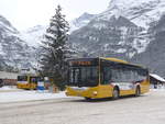 MAN/723180/223158---grindelwaldbus-grindelwald---nr (223'158) - Grindelwaldbus, Grindelwald - Nr. 16/BE 28'821 - MAN am 27. Dezember 2020 beim Bahnhof Grindelwald