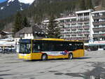MAN/768569/232830---grindelwaldbus-grindelwald---nr (232'830) - Grindelwaldbus, Grindelwald - Nr. 14/BE 202'568 - MAN/Gppel am 13. Februar 2022 beim Bahnhof Grindelwald