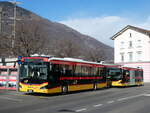(245'808) - AutoPostale Ticino - TI 278'958/PID 11'797 - MAN am 4. Februar 2023 beim Bahnhof Giubiasco