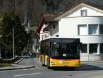(247'435) - PostAuto Zentralschweiz - Nr. 501/OW 10'001/PID 10'265 - MAN (ex Nr. 9; ex Dillier, Sarnen Nr. 9) am 18. Mrz 2023 beim Bahnhof Sarnen