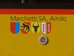 Mercedes/675069/209856---marchetti-airolo---ti (209'856) - Marchetti, Airolo - TI 239'834 - Mercedes (ex AVG Meiringen Nr. 70) am 28. September 2019 beim Bahnhof Airolo (Detailaufnahme)