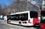 TPF Fribourg/910722/285054---tpf-fribourg---nr (285'054) - TPF Fribourg - Nr. 1041/VS 603'527 - Mercedes am 24. Februar 2026 beim Bahnhof Martigny (Einsatz TMR)