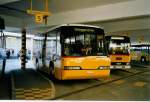 (054'833) - Autotour, Visp - VS 6097 - Neoplan (ex Kenzelmann, Zeneggen) am 23. Juli 2002 in Visp, Postautostation