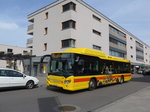 Scania/495041/170278---blt-oberwil---nr (170'278) - BLT Oberwil - Nr. 28/BL 160'250 - Scania am 30. April 2016 beim Bahnhof Dornach-Arlesheim