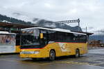 Gstaad/911123/285151---postauto-bern---be (285'151) - PostAuto Bern - BE 707'891/PID 4535 - Setra (ex Nr. 3; ex K�bli, Gstaadt Nr. 3) am 1. M�rz 2026 beim Bahnhof Gstaad