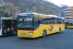 Brig/908325/284151---postauto-wallis---vs (284'151) - PostAuto Wallis - VS 403'663/PID 5620 - Setra am 15. Januar 2026 in Brig, Garage