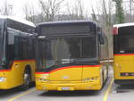 Solaris/694574/215375---postauto-bern---nr (215'375) - PostAuto Bern - Nr. 14/BE 669'367 - Solaris (ex Klopfstein, Laupen Nr. 14) am 22. Mrz 2020 in Laupen, Garage