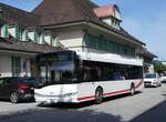 Langnau i.E./886334/276173---haefliger-sursee---nr (276'173) - H�fliger, Sursee - Nr. 29/LU 271'596 - Solaris (ex ARAG Ruswil Nr. 29) am 1. Juni 2025 beim Bahnhof Langnau