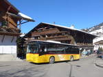 (201'696) - Kbli, Gstaad - BE 235'726 - Volvo am 17. Februar 2019 beim Bahnhof Gstaad 