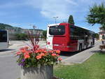 Volvo/664500/206821---tpf-fribourg---nr (206'821) - TPF Fribourg - Nr. 91/FR 300'281 - Volvo am 24. Juni 2019 beim Bahnhof Moudon