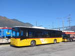 Volvo/678757/210589---autopostale-ticino---nr (210'589) - AutoPostale Ticino - Nr. 550/TI 316'306 - Volvo am 26. Oktober 2019 beim Bahnhof Cadenazzo