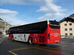(231'733) - TMR Martigny - Nr. 4/VS 4136 - Volvo am 2. Januar 2022 beim Bahnhof Orsires
